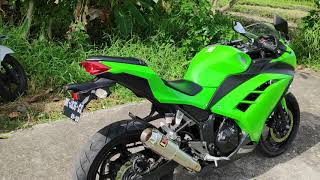 Review Ninja 250 FI Twin Silinder Knalpot Akrapovic Sound Test (3thn pemakaian)