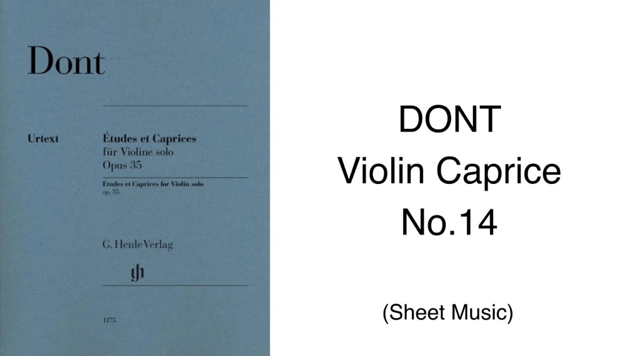 DONT 24 Violin Caprice No.14