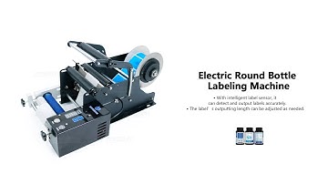 How To Use ZS-TB50SM Round Bottle Labeling Machine