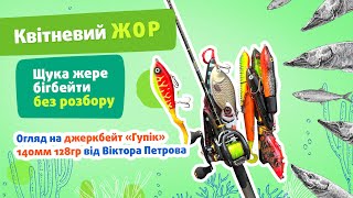 Це був ЖОР чи потрапив на вихід щуки? Розрив БІГбейтів. Огляд на "Гупік" 140мм 128гр від В.Петрова