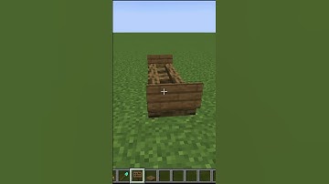 How to make a bench in Minecraft! #minecraft #shorts #tutorial #minecraftbuild