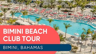 Beach Club at Bimini Full Walkthrough & Tour 4K | Virgin Voyages | Hilton Resorts World Bimini
