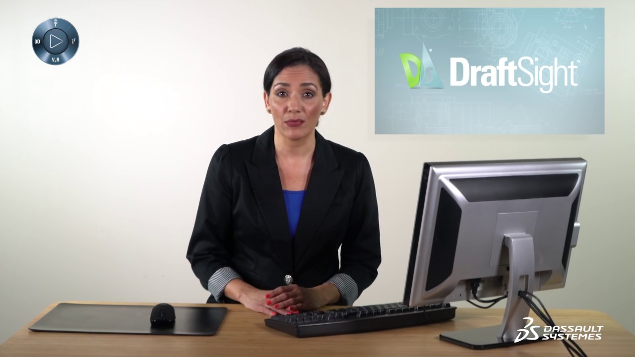 [2D CAD] DraftSight 2017 새로운 기능 미리보기 - YouTube