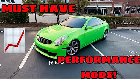 TOP 5 PERFORMANCE MODS FOR YOUR 350Z/G35