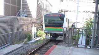 【逗子～宇都宮間各駅停車】湘南新宿ライン宇都宮線直通普通宇都宮行きE233系3000番台E-59編成+E-06編成15両　横浜駅発車