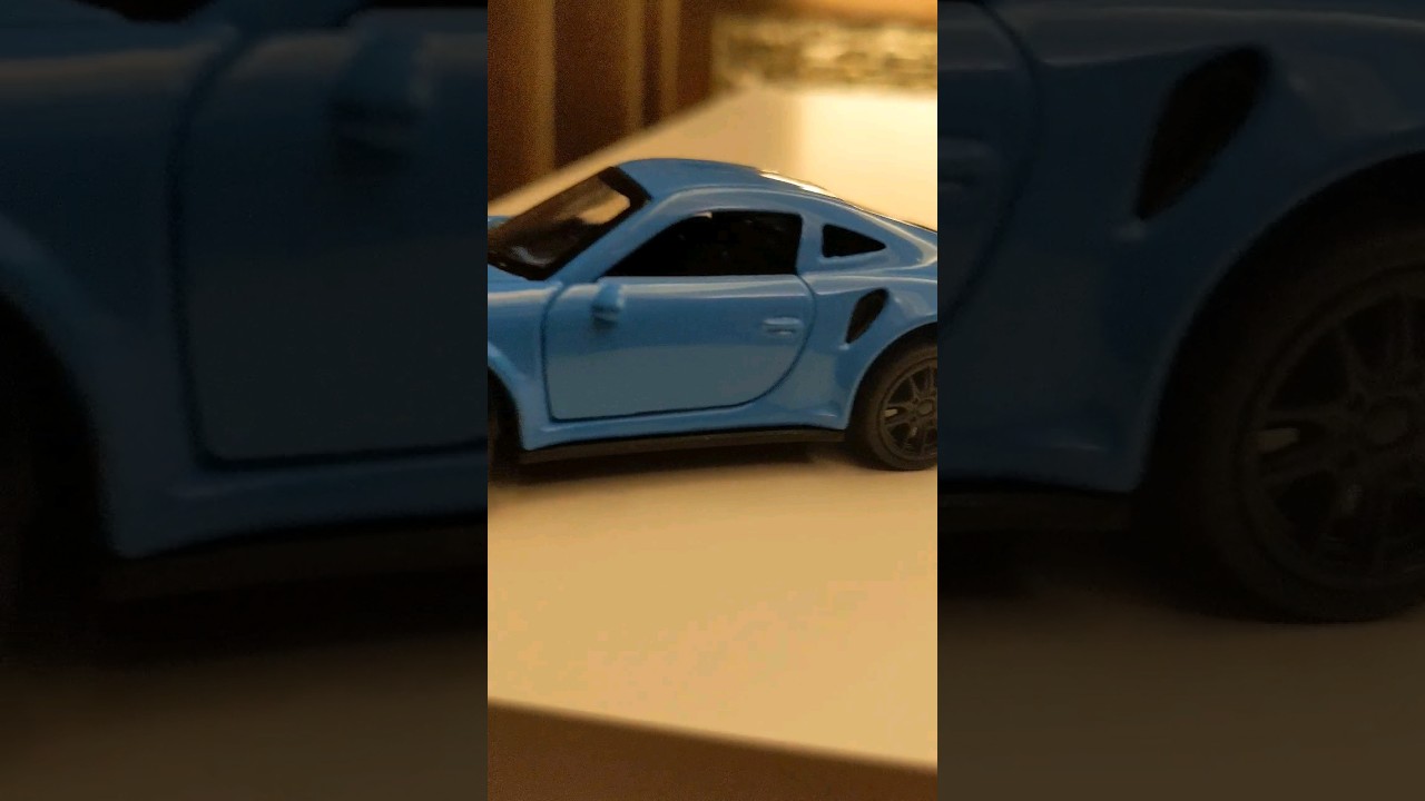 Porsche 911 GT2 | 2019 Model | Blue Diecast | High-Performance Track-Focused Sports Car 