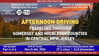 03/06/2026 • Part 6 of 6 | Driving from Middlesex Borough to Bound Brook, New Jersey USA