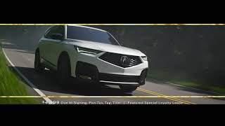 2025 Acura MDX SH-AWD January Lease Offer