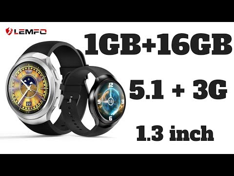 Review ⌚ || Android 5.1 Smart Watch 1GB+16GB 3G Best Smart Wristwatch 2018