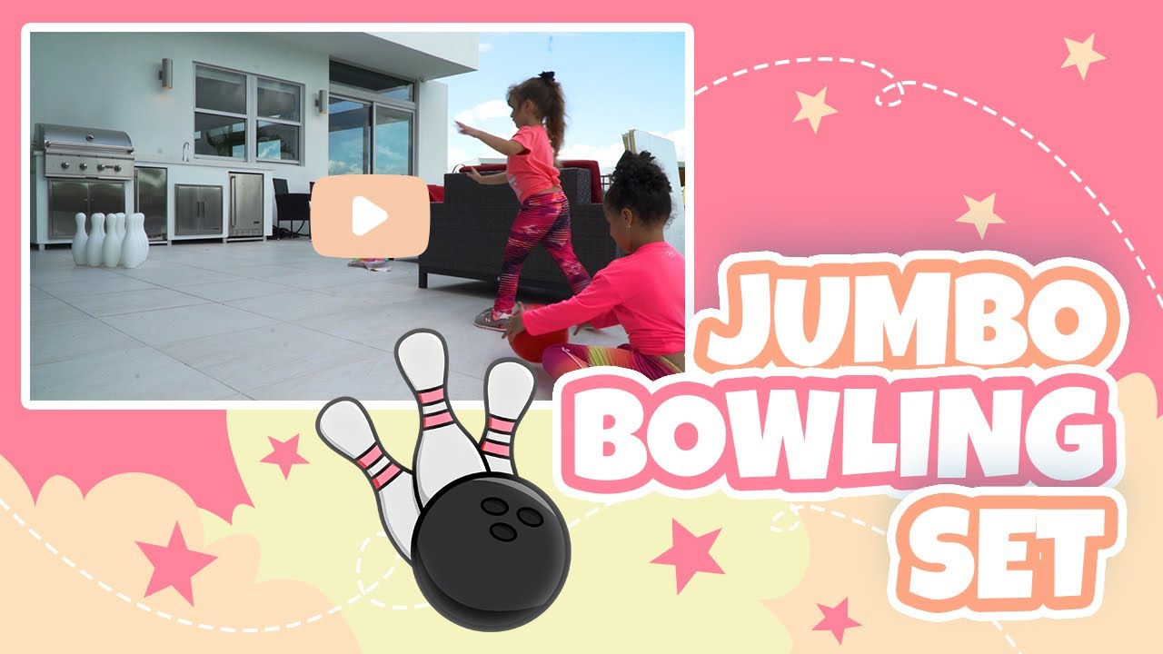 JUMBO BOWLING SET LET'S PLAY! YouTube