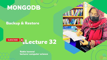 MongoDB Database Backup & Restore || Dr Rabia channel
