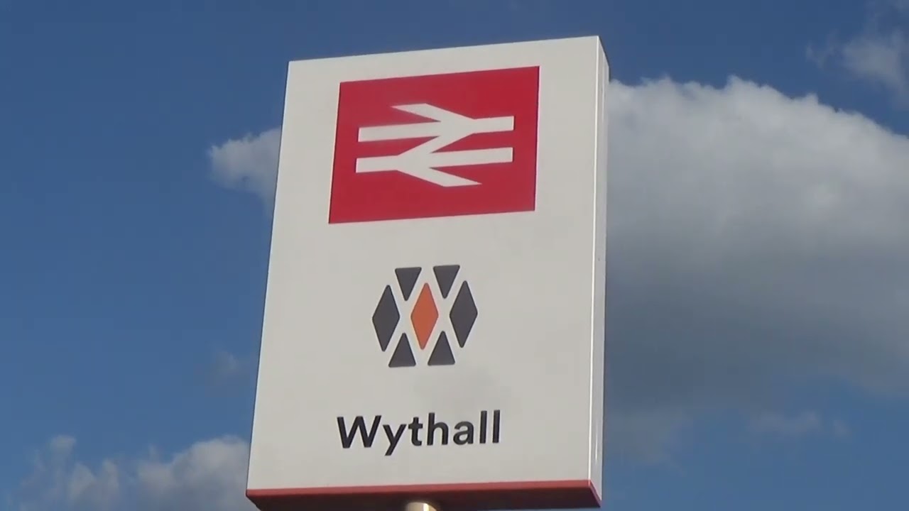 Wythall Railway Station Sign 2022
