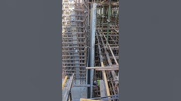 Remove core wall formwork #shorts #construction