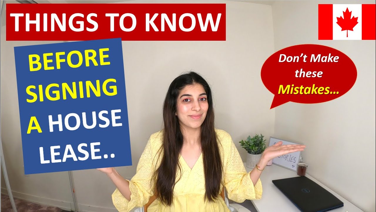 House Lease Agreement in Canada 🤔🇨🇦 Things to Know Before Signing a