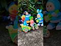 Sincan and rabbit happy playing together🤩 #toys #cute #robot #shorts