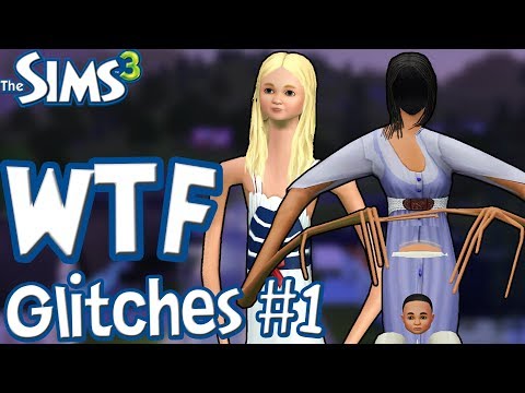 The Sims 3: Hilarious and Creepy Glitches! (PART 1)