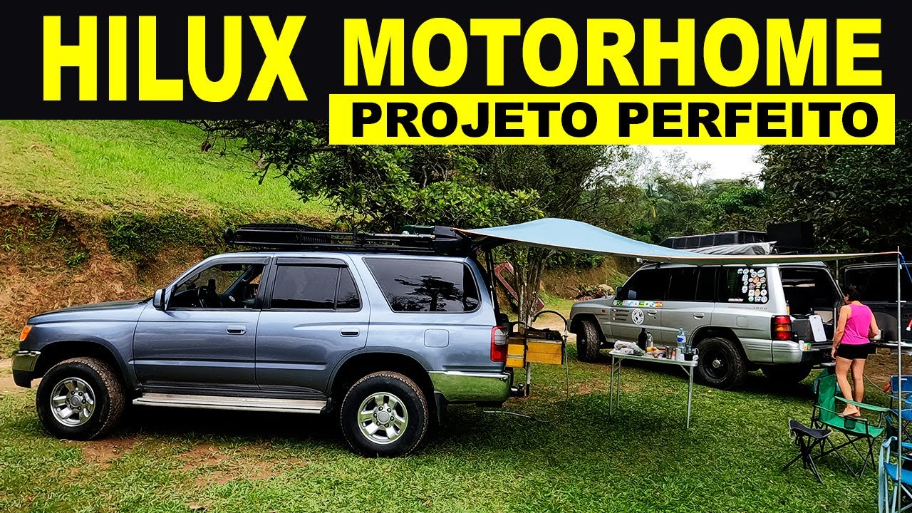 PROJETO COMPLETO DA HILUX SW4 MOTORHOME ARTESENAL 4X4