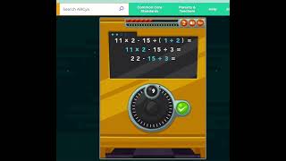 Order of operations with ABCya part 2