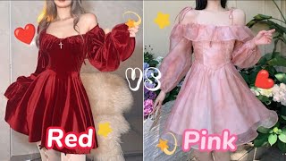 ❤vs|Red vs pink|pick one||@S.suchu_2095 #asethetic #tending #fypシ゚viral #suscribe #forgirl