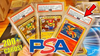 We graded our Special Delivery Charizard! ~ 200+ PSA Pokemon Returns