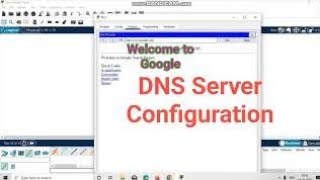 DNS Server Configuration in Cisco Packet Tracer 