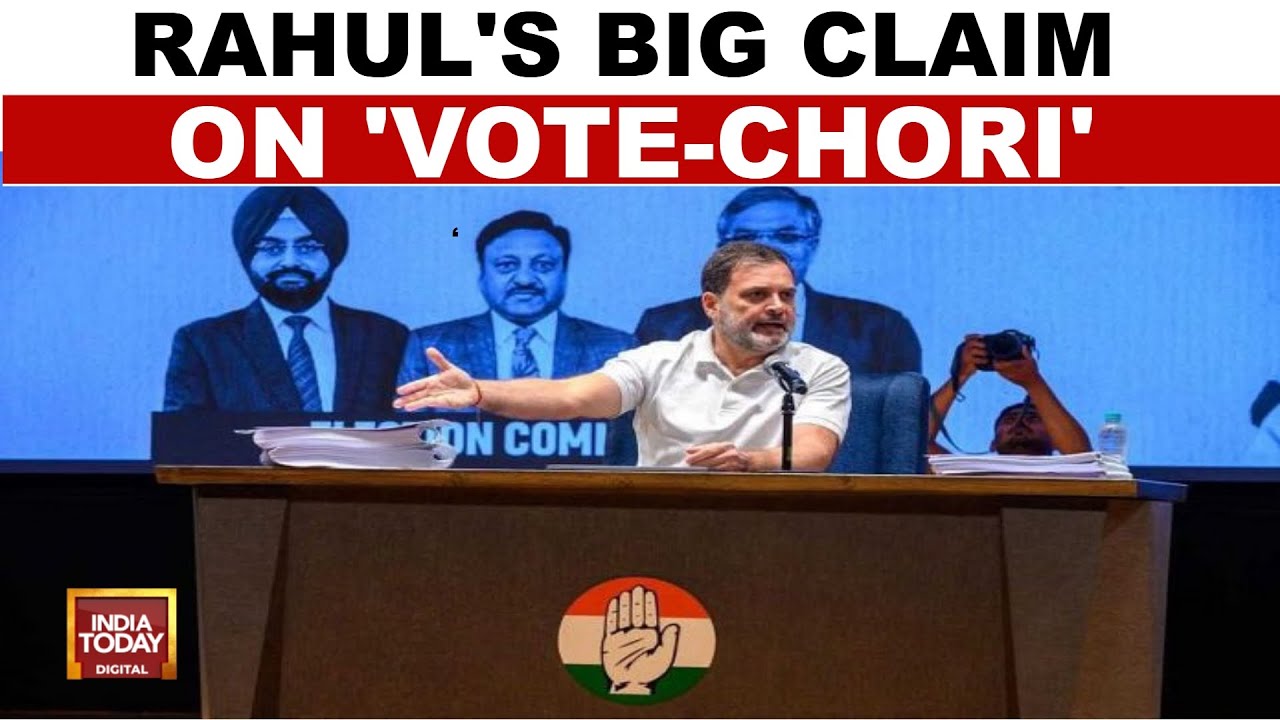 ‘Vote Chori’ Row: Rahul Gandhi's Fraud Claims Vs BJP's Rebuttal | India Today News
