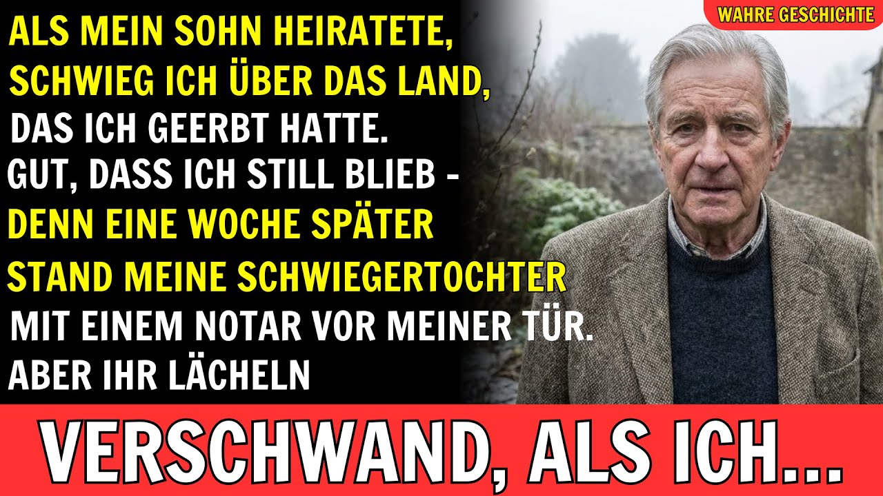 Als mein Sohn heiratete, verschwieg ich das Land, das ich geerbt hatte – und zum Glück tat ich es...