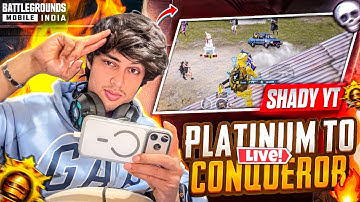 Platinum To Conqueror Push Live🔥#shortsfeed #shorts #bgmi #bgmilive #shortlive #shortsfeed