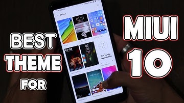 MIUI 10 BEST  THEME  it also work with MIUI 9 check this theme [By "Tech Future "HINDI]