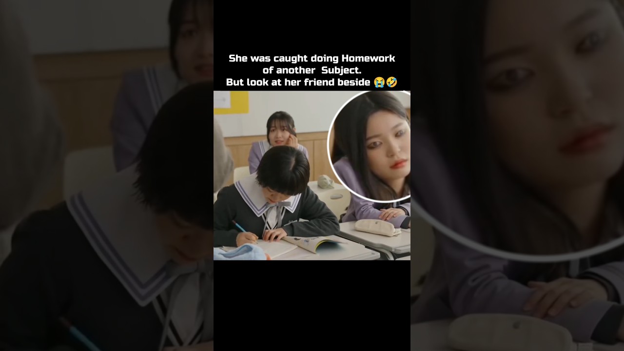 she's sleeping with stickers on eyes 🤣🤣🤣 #funnykdrama