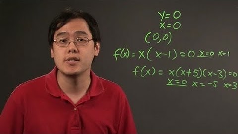 Factors of a Function With the X-Intercept at Zero : Trigonometry & Other Math