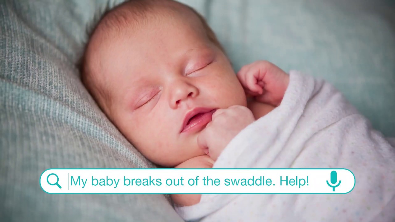 baby breaking out of halo swaddle