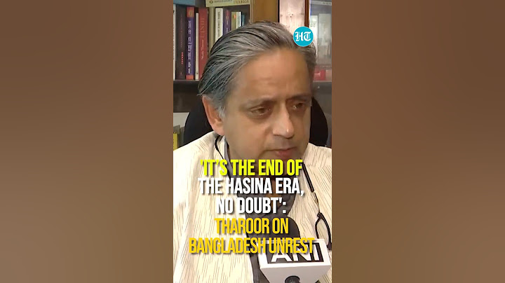 'End of Sheikh Hasina Era...', Shashi Tharoor Speaks On Bangladesh Crisis After Ex-PM Flees Dhaka