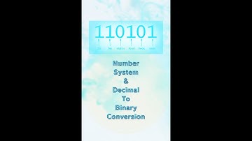 Digital Electronics(01)--- "Number System & Decimal to Binary Conversion"