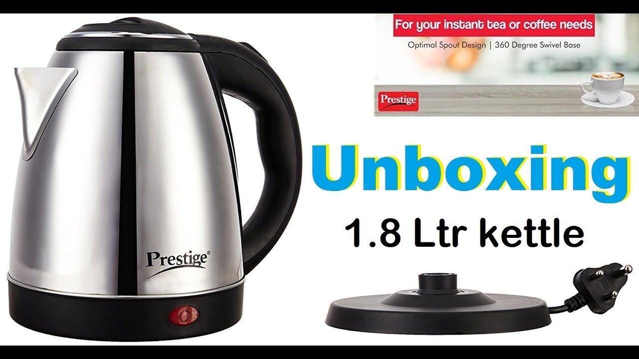 Prestige PKOSS 1 8ltr Electric Kettle UNBOXING Review Key Features