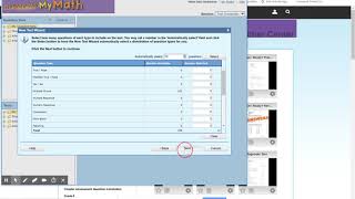 MyMath eAssessment