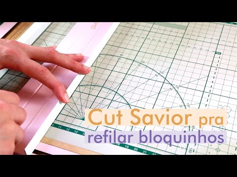 Guia rápido: como usar a CUT SAVIOR PARA REFILAR bloquinhos