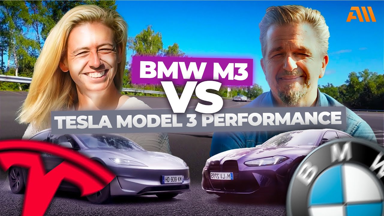 La BMW M3 Reine du Circuit Défie la Tesla Model 3 Performance !
