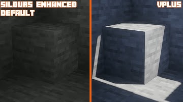 Minecraft | Sildurs Enhanced Default vs Vplus