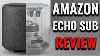 Echo Sub - Powerful subwoofer for your Echo - requires compatible Echo device 2019