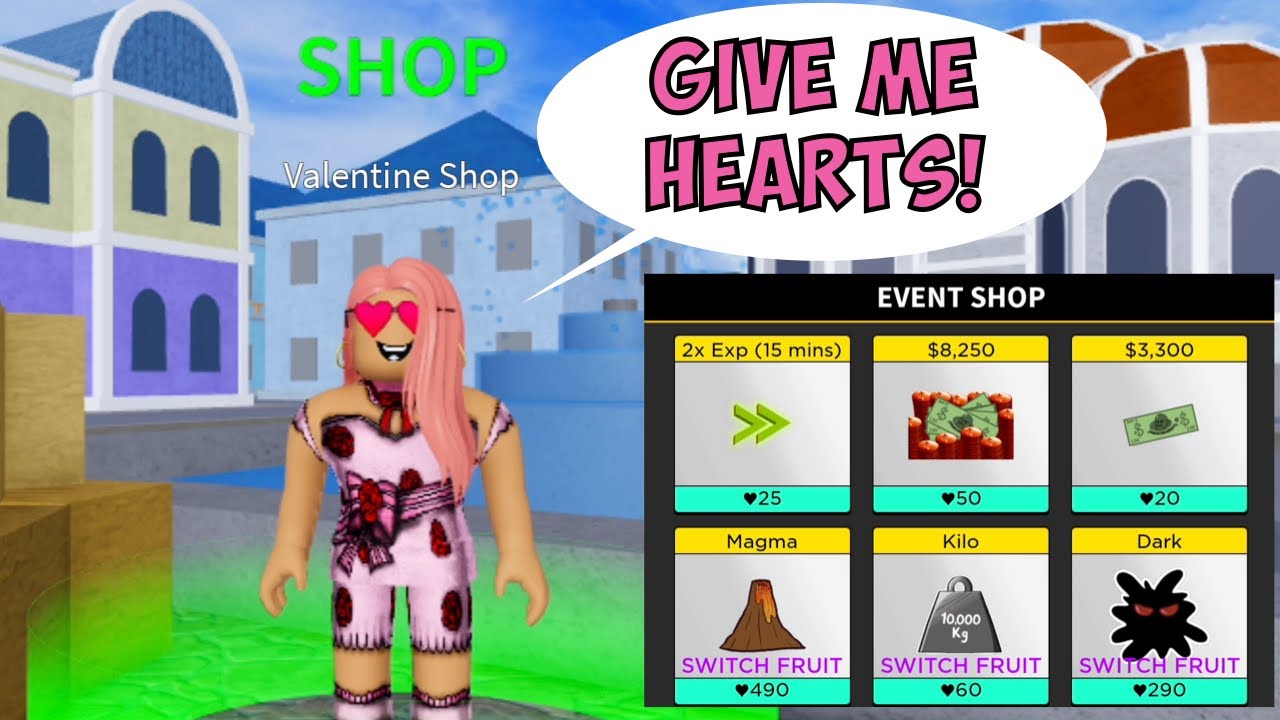 All Valentine's shop locations in Blox Fruits and their exclusive items -  Gamepur