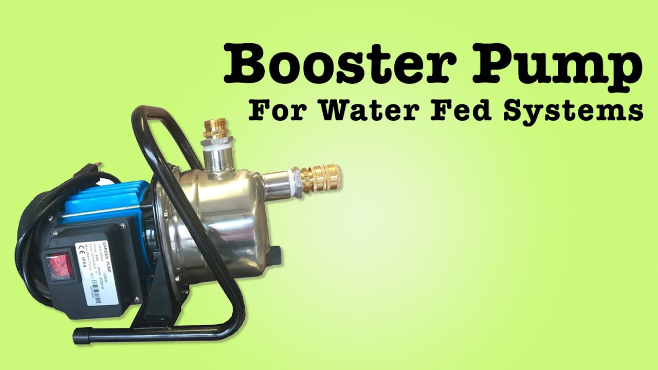 Water Fed Booster Pump1.5HP YouTube