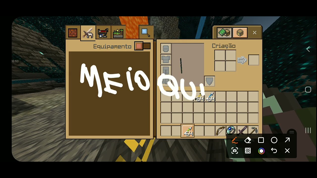 Joguei crafting com um mod 