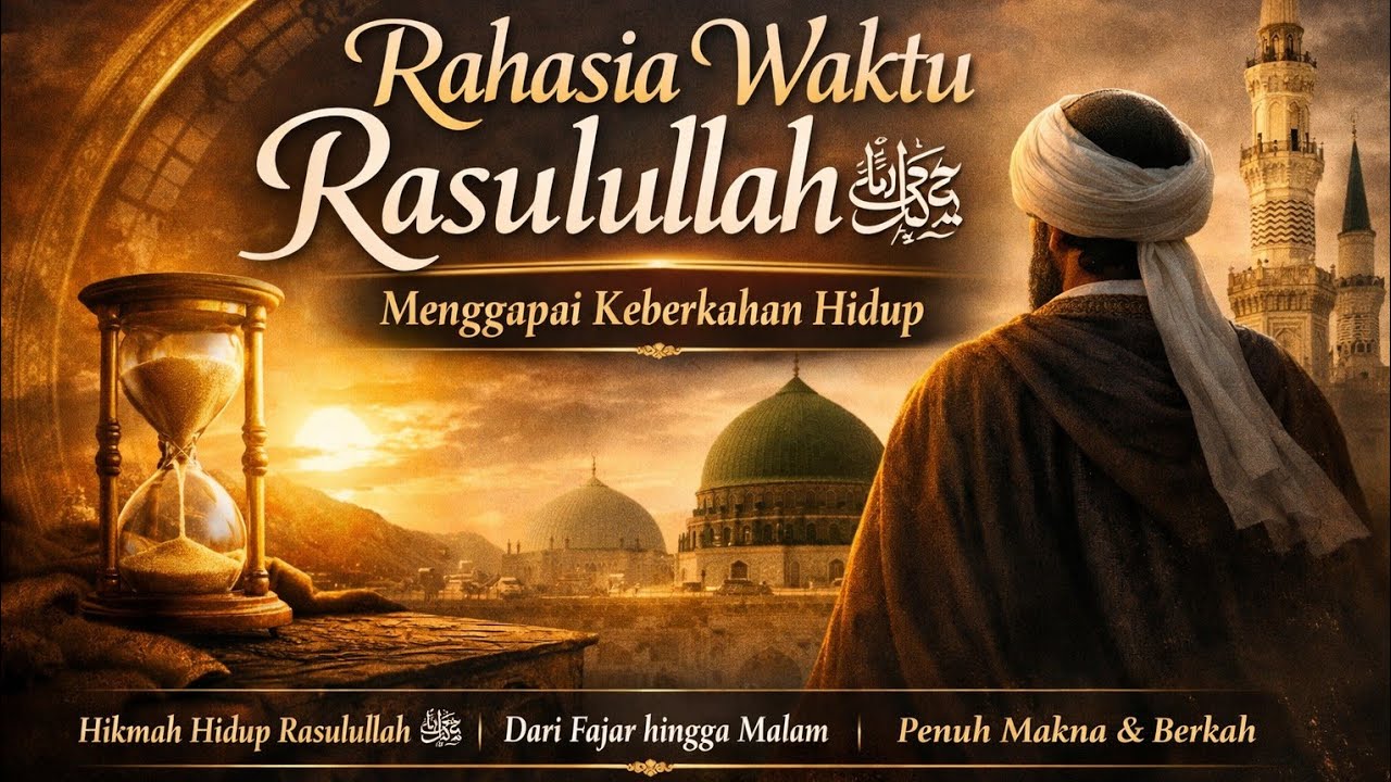Rahasia Waktu Rasulullah SAW, Kunci Keberkahan dan Ketenteraman Jiwa yang Hilang di Zaman Modern