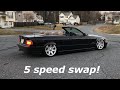 E36 // 5 Speed Swap