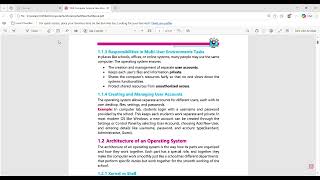 1.1.3 Responsibilities in multi-User Environment Tasks