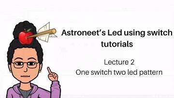 Two led patterns with one switch