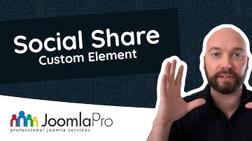 Social Share - Custom Element for YOOtheme Builder