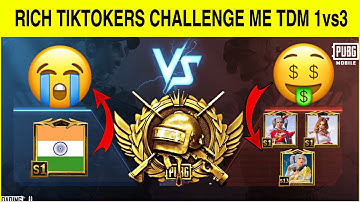 😍Random PUBG Tiktokers girls  Call Me Noob And I Challenge For Room 1v3 TDM | PUBG Mobile | Part 6.