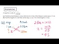 Quick Revision on map scale (linear and area scale) with examples and exam questions